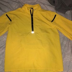 Yellow athletic Quarter-zip NIKE